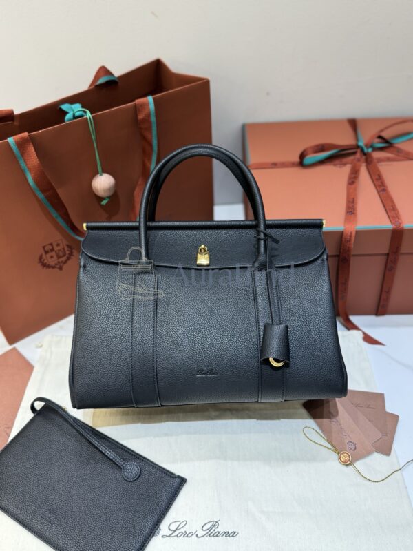 Loro Piana Loom Bag L32 （black）
