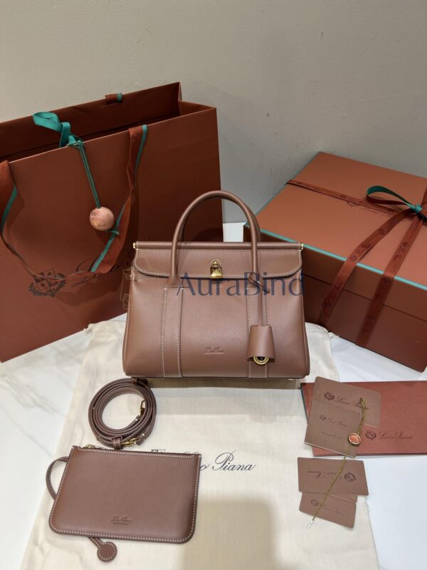Loro Piana Loom Bag L25 （burnt brown）