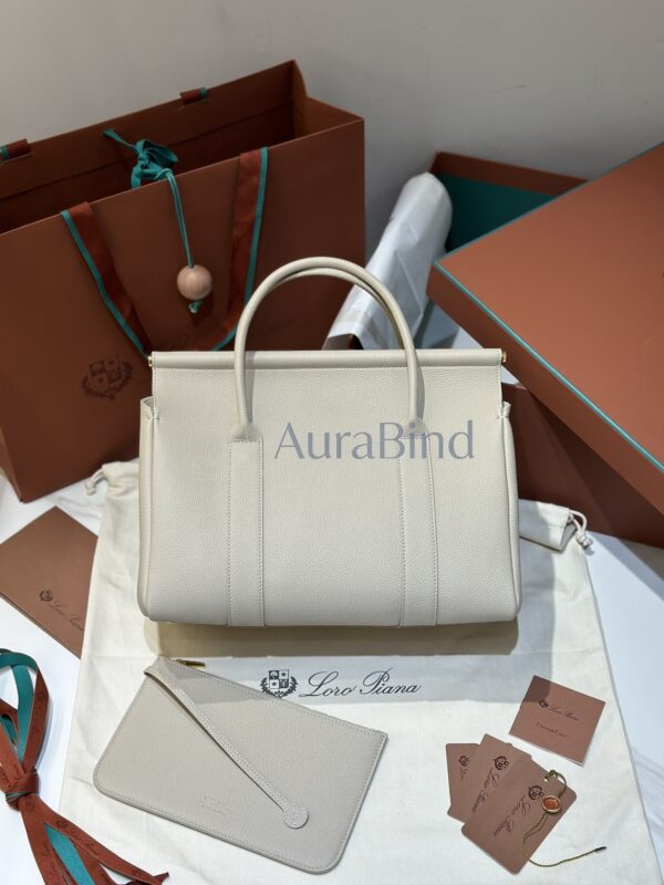 Loro Piana Loom Bag L32（Light Travertine）