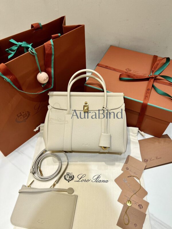 Loro Piana Loom Bag L25 | （Light Travertine）