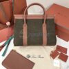 Loro Piana Loom Bag L32(Countryside Sage/Burnt Tan/Sun Gold)