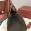 Loro Piana Loom Bag L32(Countryside Sage/Burnt Tan/Sun Gold)