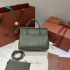 Loro Piana Loom Bag L25 （Ribbon Green）