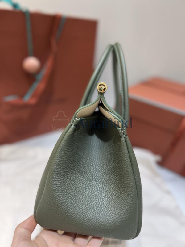 Loro Piana Loom Bag L25 （Ribbon Green）