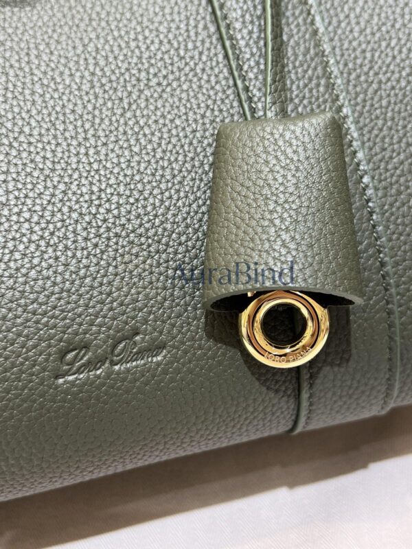 Loro Piana Loom Bag L25 （Ribbon Green）