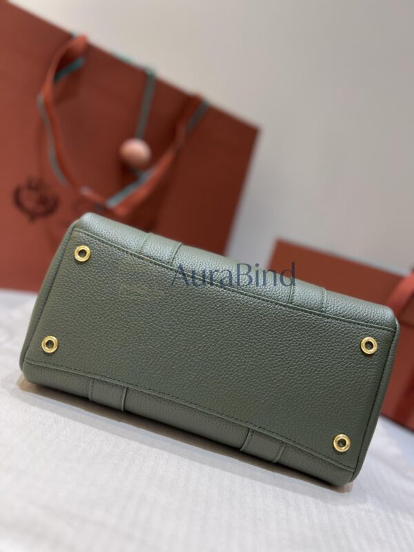 Loro Piana Loom Bag L25 （Ribbon Green）