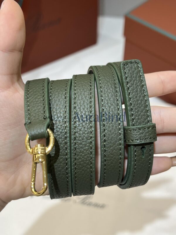 Loro Piana Loom Bag L25 （Ribbon Green）