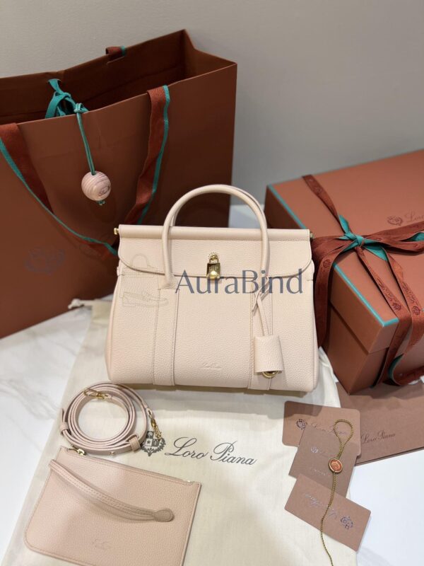 Loro Piana Loom Bag L25 | （Creamed Honey）