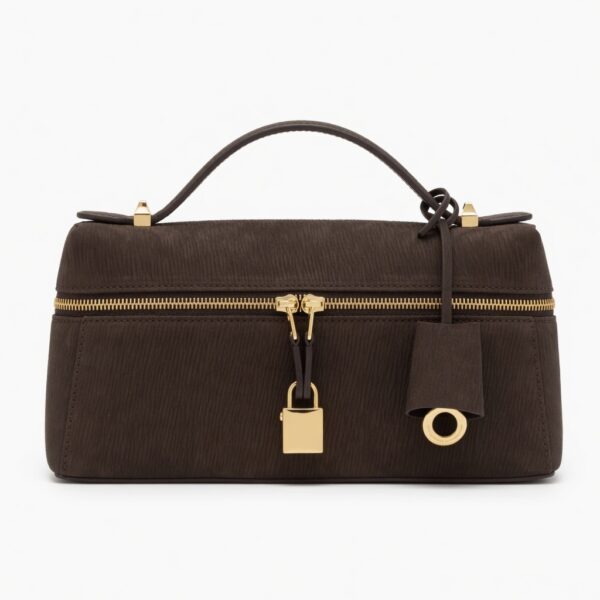 ExtraBag23 handbag [Velvet Water Ripple Dark Brown]